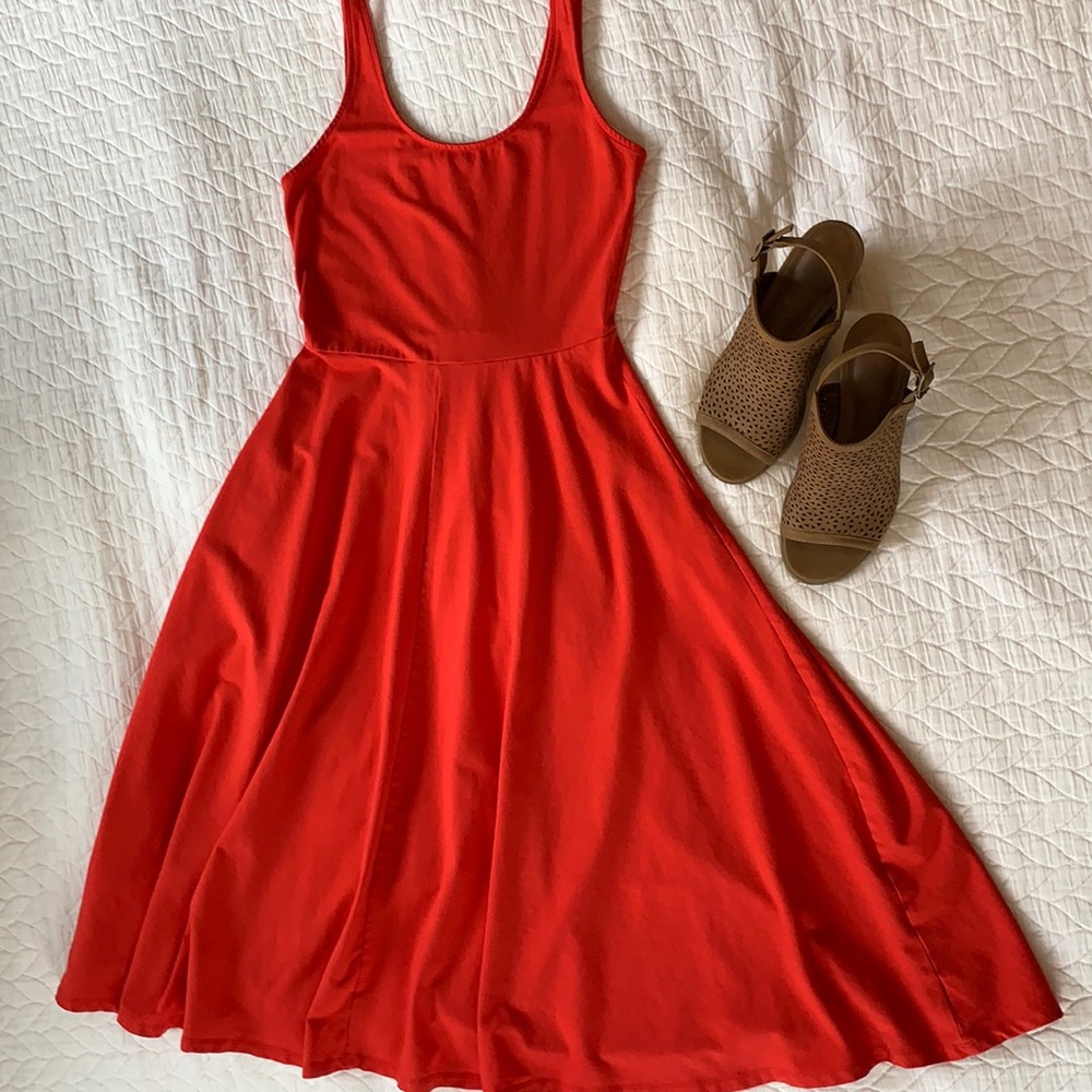 Red a new day Midi Dress